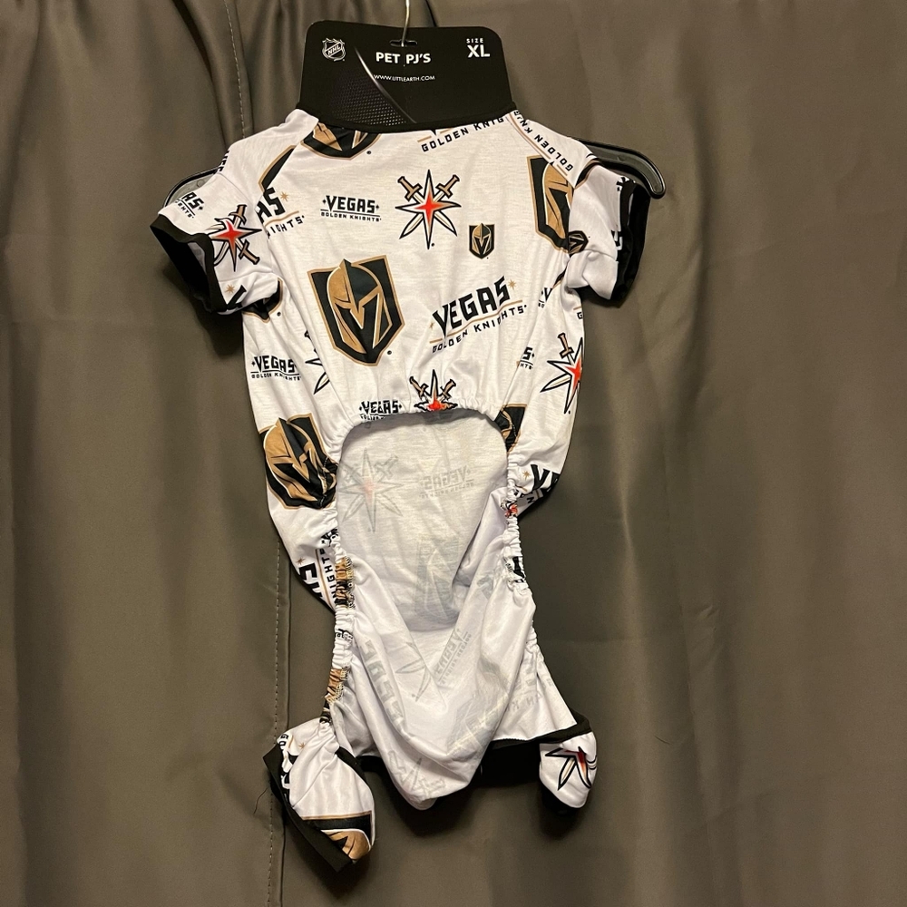NHL Little Earth Vegas Golden Knights XL Pet PJs
